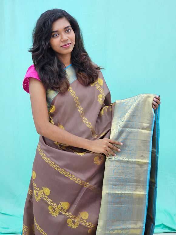 Kanchipuram Pure Luxurious Silk Saree 027