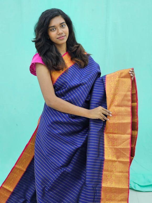 Kanchipuram Pure Luxurious Silk Saree 030