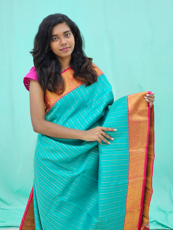 Kanchipuram Pure Luxurious Silk Saree 040
