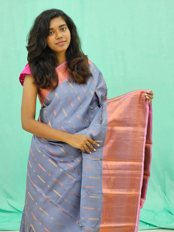 Kanchipuram Pure Luxurious Silk Saree 073