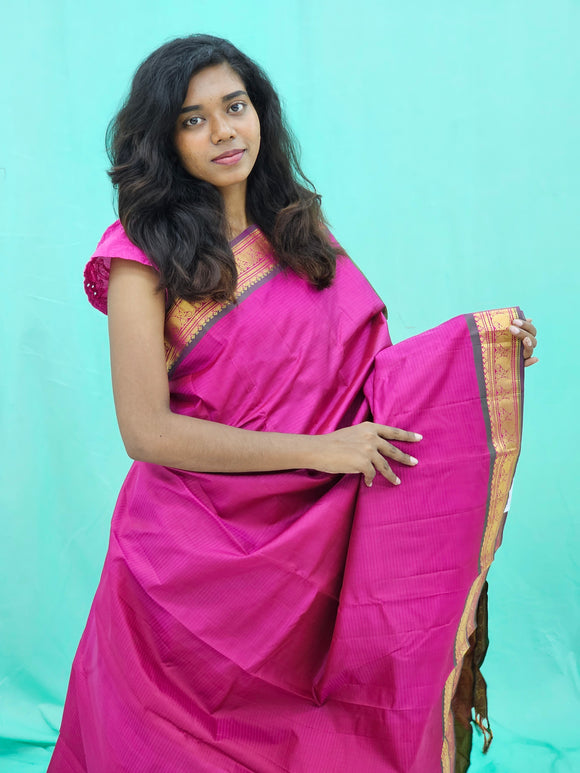 Kanchipuram Pure Luxurious Silk Saree 074