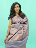 Kanchipuram Blended Copper Fancy Silk Saree 004