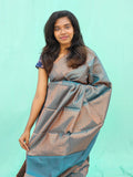 Kanchipuram Blended Copper Fancy Silk Saree 007