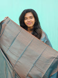 Kanchipuram Blended Copper Fancy Silk Saree 007