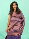 Kanchipuram Blended Copper Fancy Silk Saree 015
