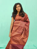 Kanchipuram Blended Copper Fancy Silk Saree 016