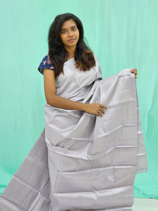 Kanchipuram Blended Self Tissue Silk Saree 009
