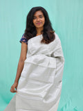 Kanchipuram Blended Self Tissue Silk Saree 012