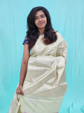 Kanchipuram Blended Self Tissue Silk Saree 016