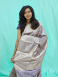 Kanchipuram Blended Self Tissue Silk Saree 017
