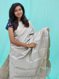 Kanchipuram Blended Self Tissue Silk Saree 022