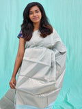 Kanchipuram Blended Self Tissue Silk Saree 025