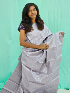 Kanchipuram Blended Self Tissue Silk Saree 032