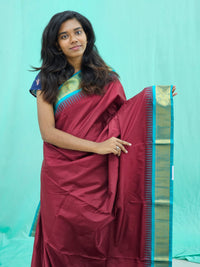 Kanchipuram Pure 9 Yards Korvai Silk Saree 003