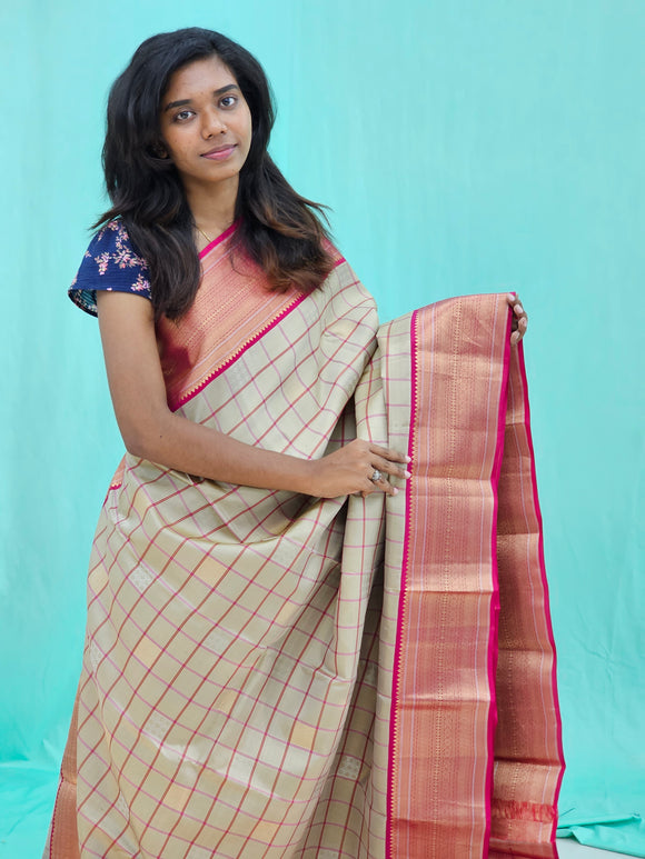 Kanchipuram Pure Fancy Silk Saree 009