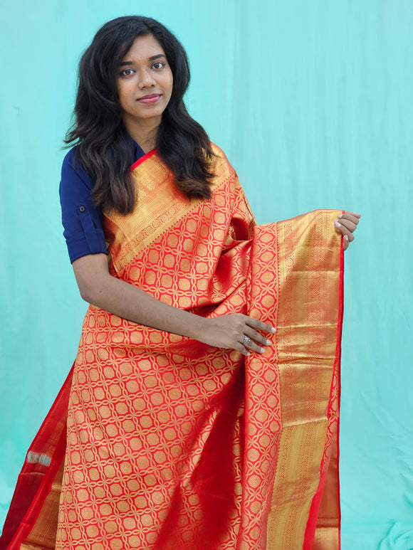 Kanchipuram Pure Bridal Silk Saree 009