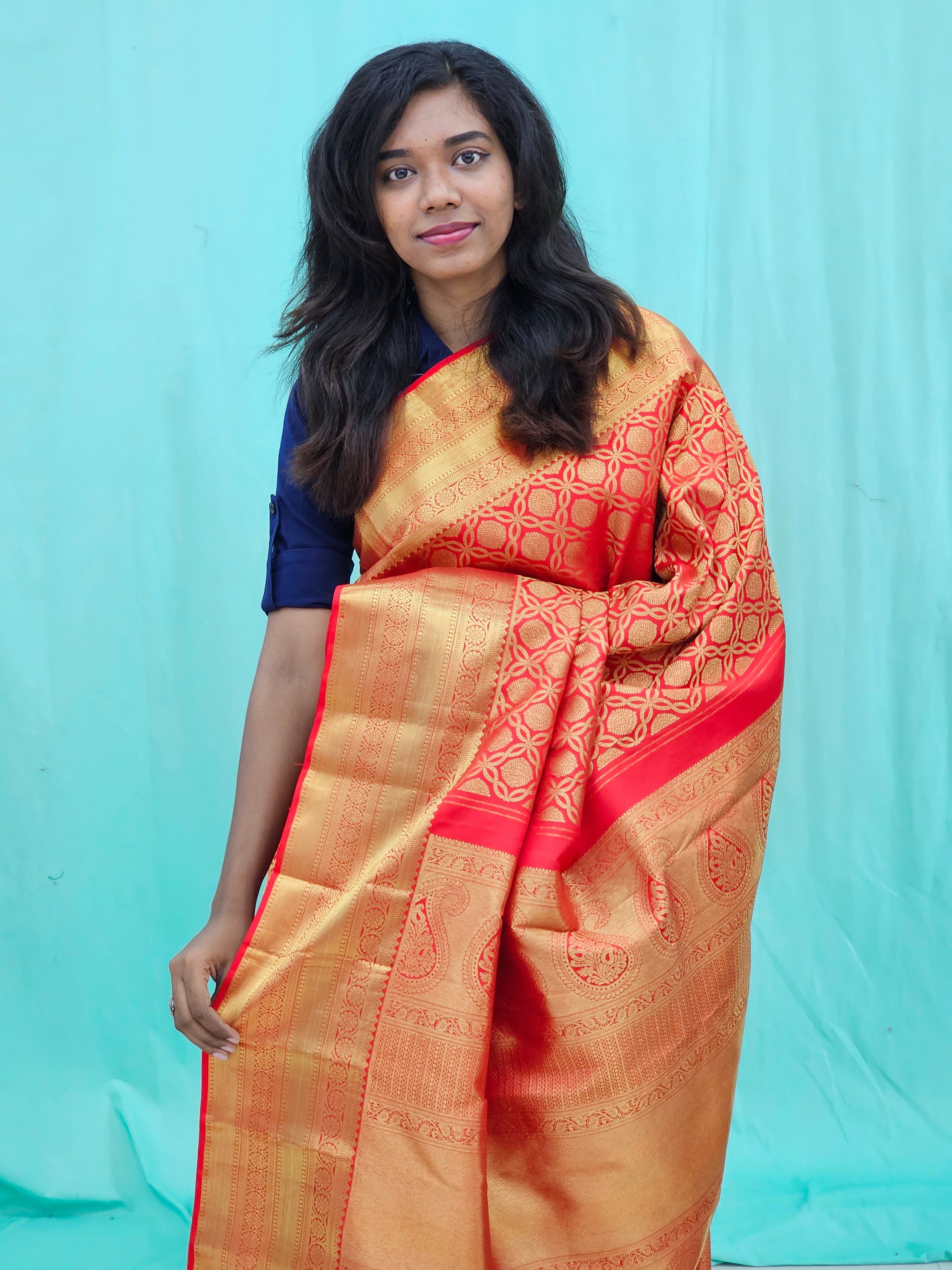 Kanchipuram Pure Bridal Silk Saree 009