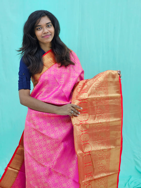 Kanchipuram Pure Bridal Silk Saree 011