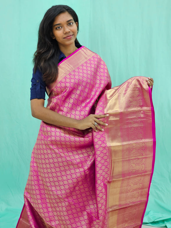Kanchipuram Pure Unique Bridal Silk Saree 001