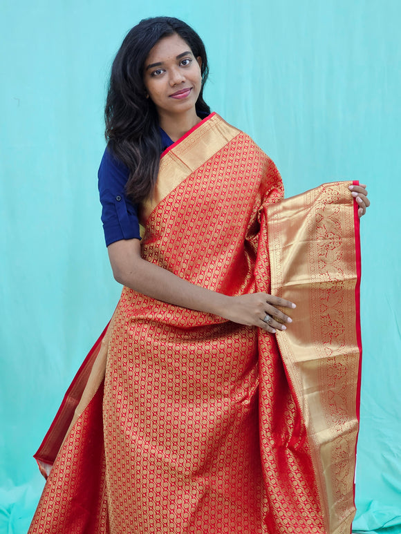 Kanchipuram Pure Traditional Bridal Silk Saree 001