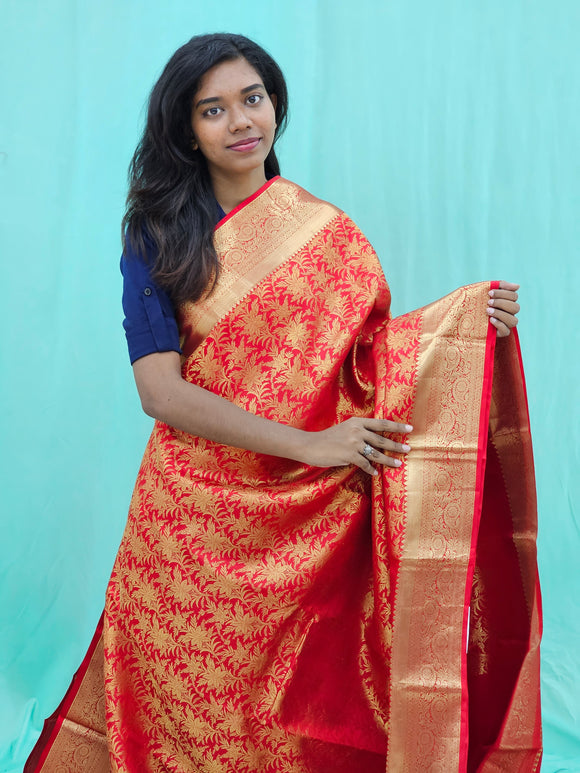 Kanchipuram Pure Traditional Bridal Silk Saree 003