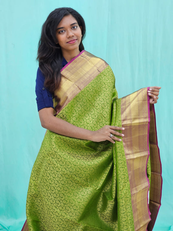 Kanchipuram Pure Traditional Bridal Silk Saree 004