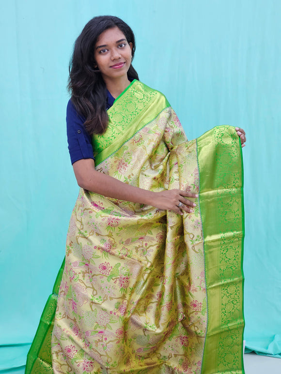 Kanchipuram Pure Tissue Silk Saree 002