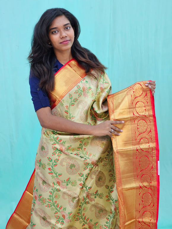 Kanchipuram Pure Tissue Silk Saree 002