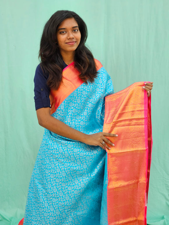 Kanchipuram Pure Tissue Silk Saree 003