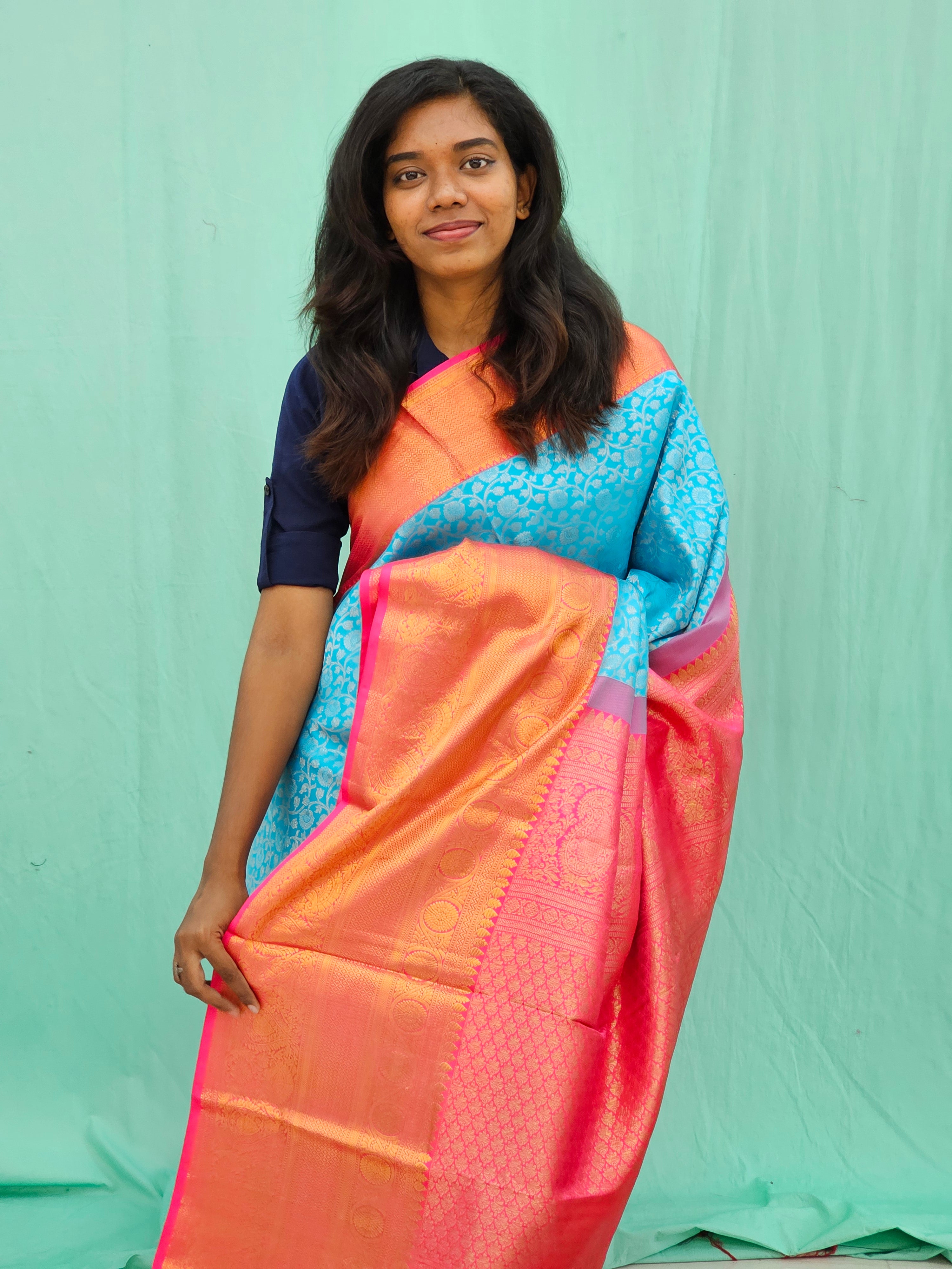 Kanchipuram Pure Tissue Silk Saree 003