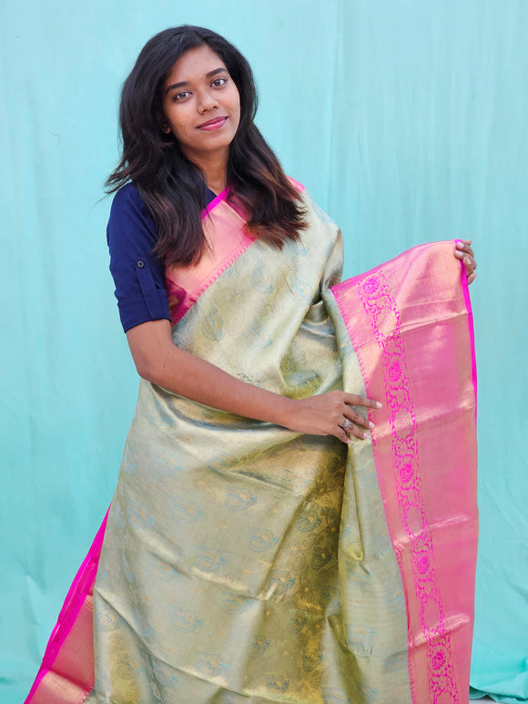Kanchipuram Pure Tissue Silk Saree 004