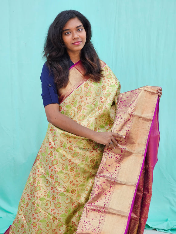 Kanchipuram Pure Tissue Silk Saree 006