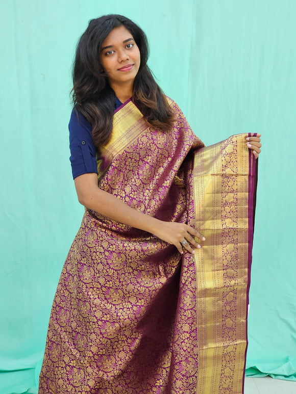 Kanchipuram Pure High Bridal Silk Saree 001