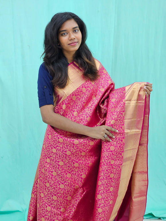 Kanchipuram Pure High Bridal Silk Saree 003
