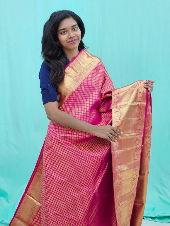 Kanchipuram Pure High Bridal Silk Saree 004