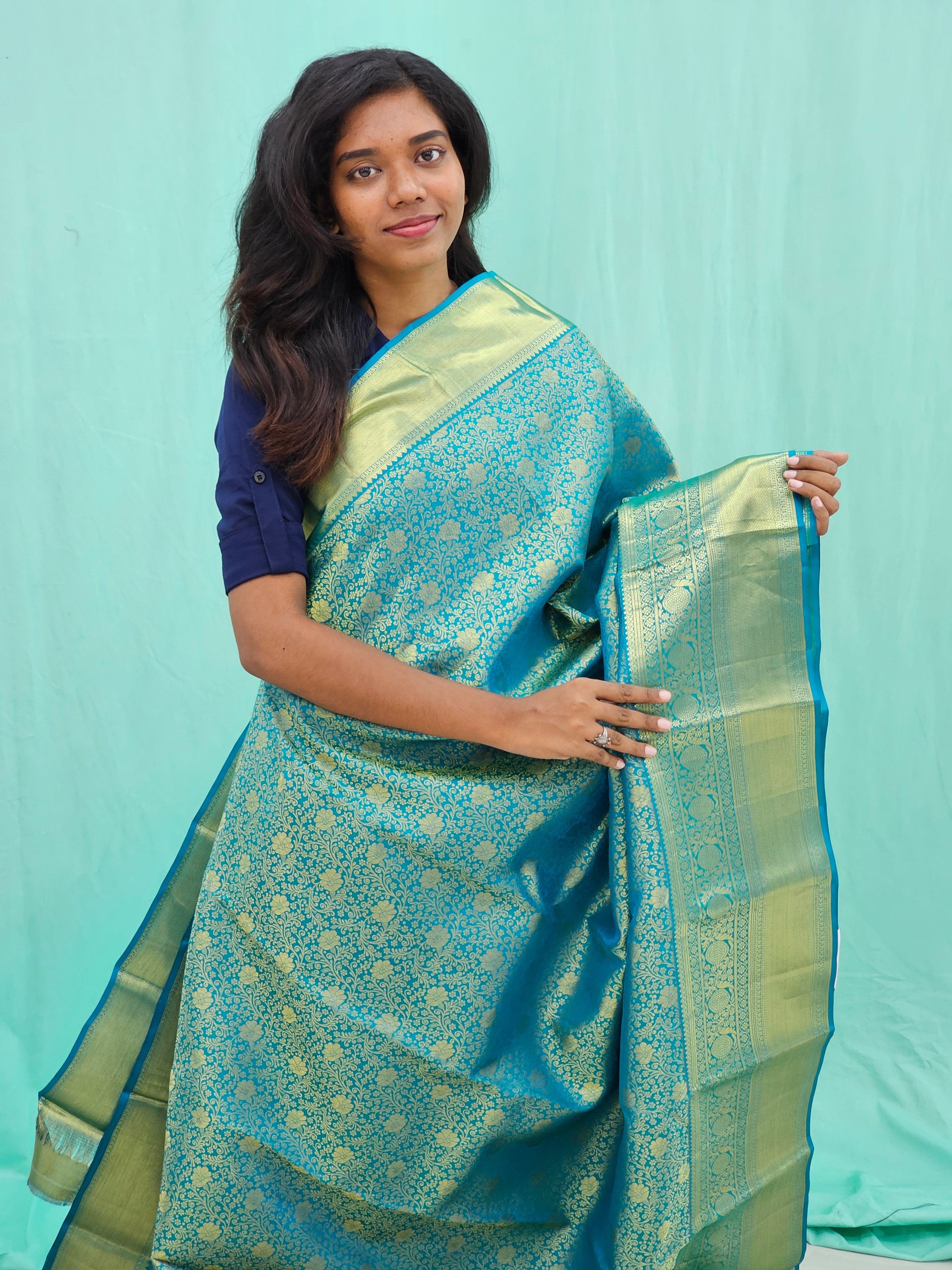 Kanchipuram Pure High Bridal Silk Saree 005