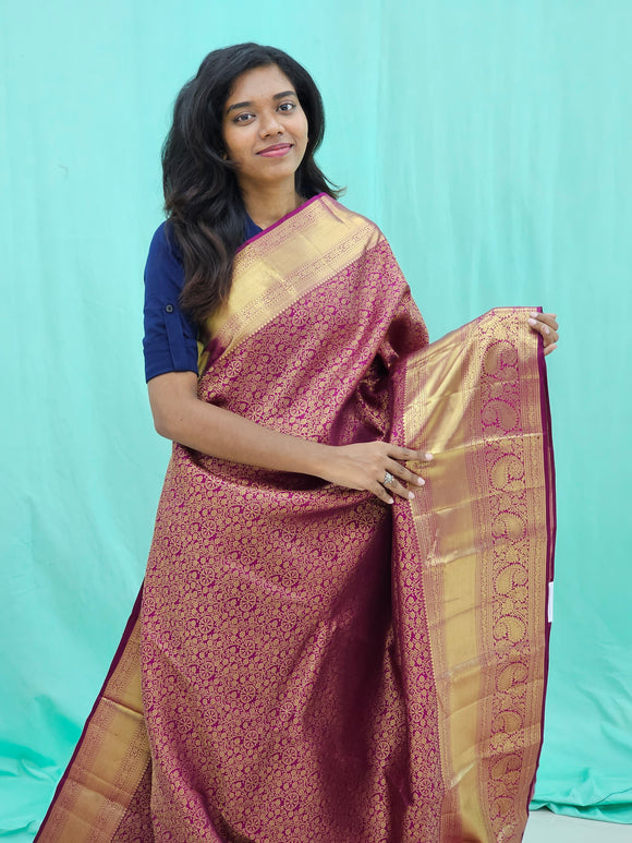 Kanchipuram Pure High Bridal Silk Saree 006