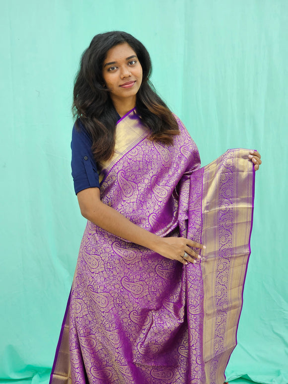 Kanchipuram Pure High Bridal Silk Saree 009