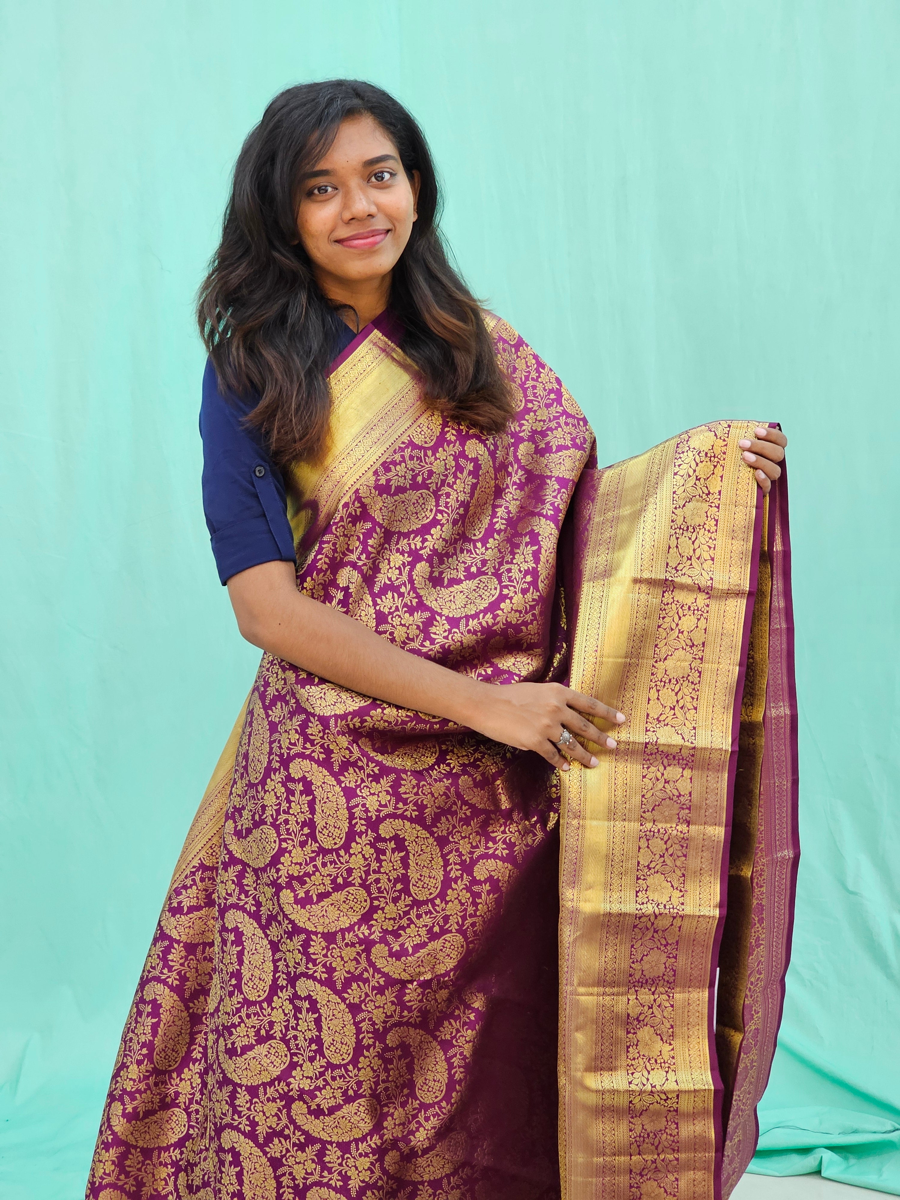 Kanchipuram Pure High Bridal Silk Saree 014