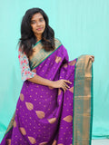 Kanchipuram Blended Mini Bridal Silk Saree 175
