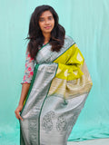 Kanchipuram Blended Mini Bridal Silk Saree 176