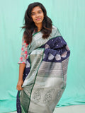 Kanchipuram Blended Mini Bridal Silk Saree 177