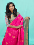 Kanchipuram Blended Mini Bridal Silk Saree 178