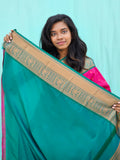 Kanchipuram Blended Mini Bridal Silk Saree 178