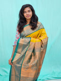 Kanchipuram Blended Mini Bridal Silk Saree 179