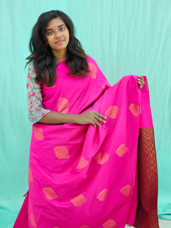 Kanchipuram Blended Gifted Silk Saree 001