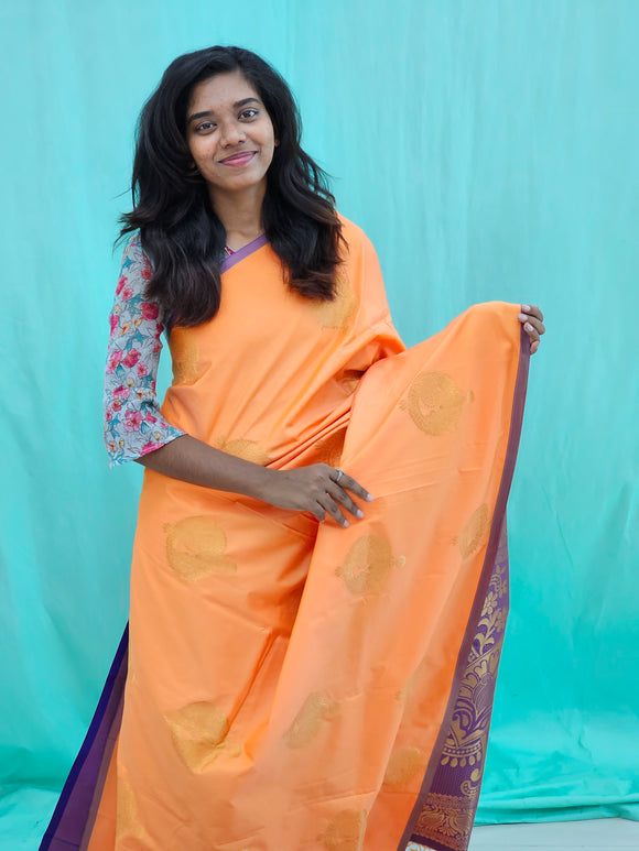 Kanchipuram Blended Gifted Silk Saree 004