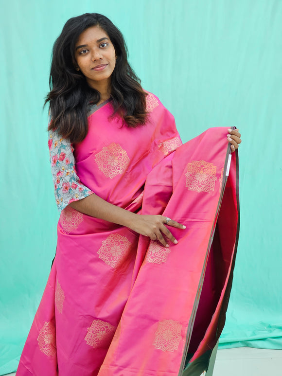 Kanchipuram Blended Gifted Silk Saree 009