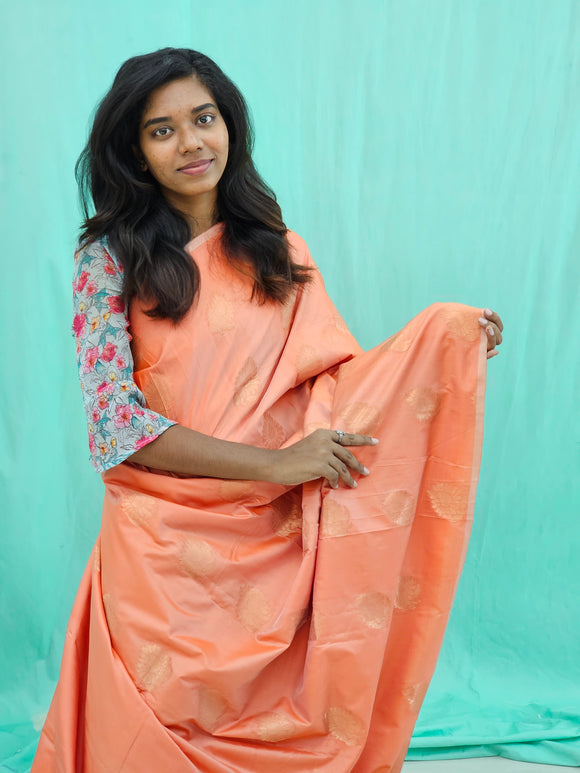 Kanchipuram Blended Gifted Silk Saree 011