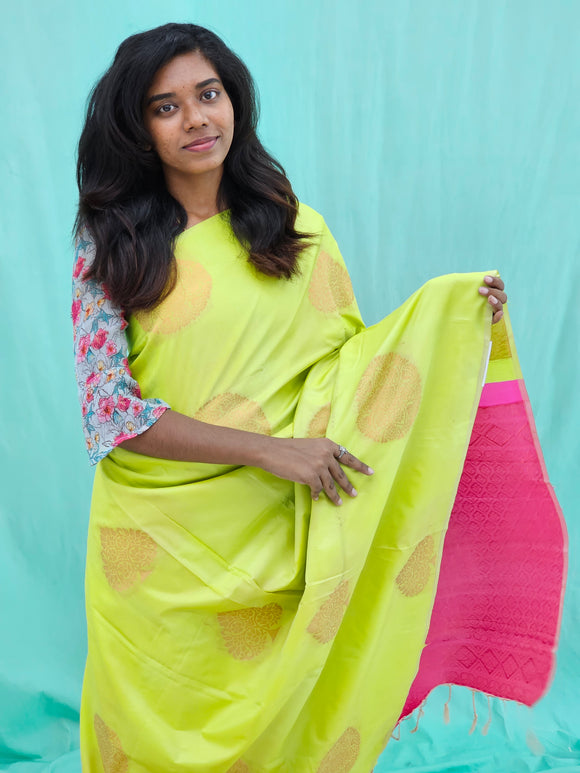 Kanchipuram Blended Gifted Silk Saree 014